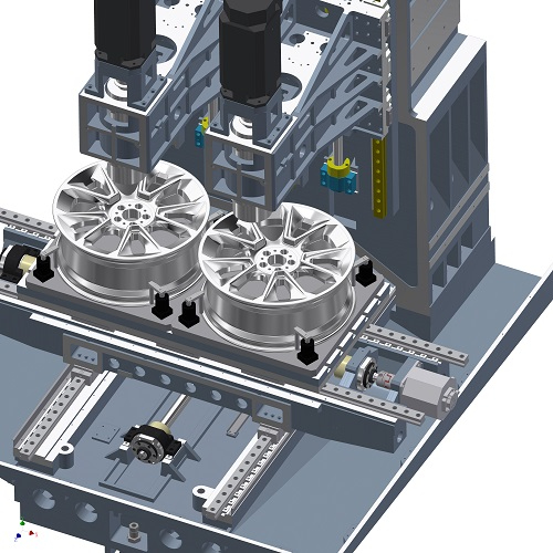 雙休心T輪轂專用機的加工效果如何？